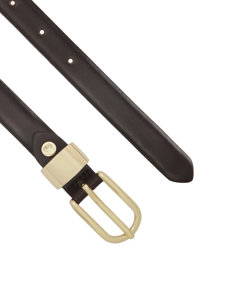 Kazar Dark Brown Leather Belt