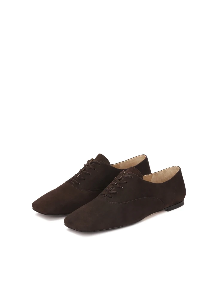 Kazar Dark Brown Shoes With Low Upper