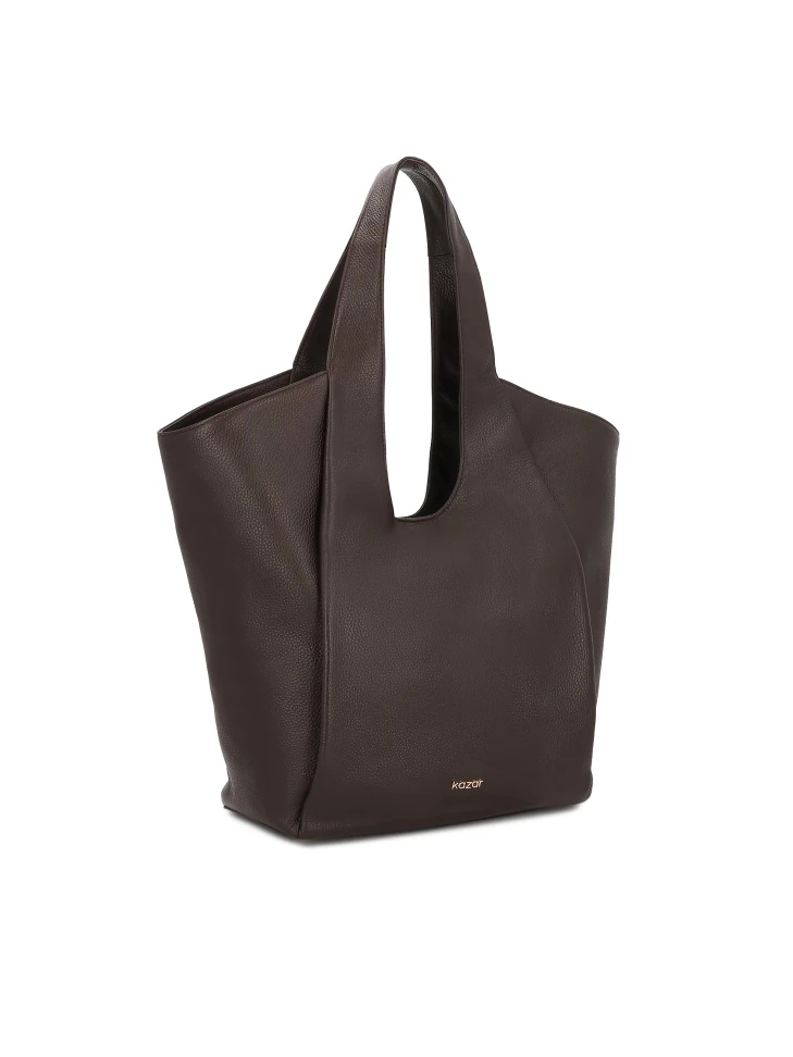 Kazar Dark Brown Shoulder Bag