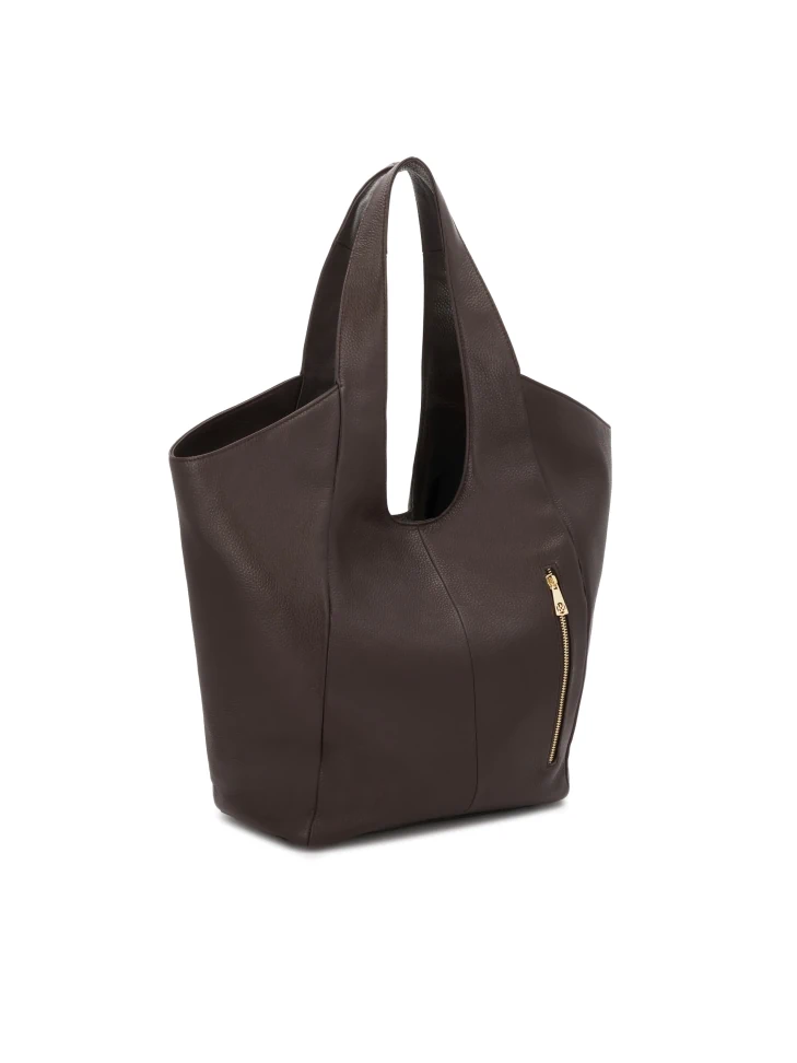 Kazar Dark Brown Shoulder Bag