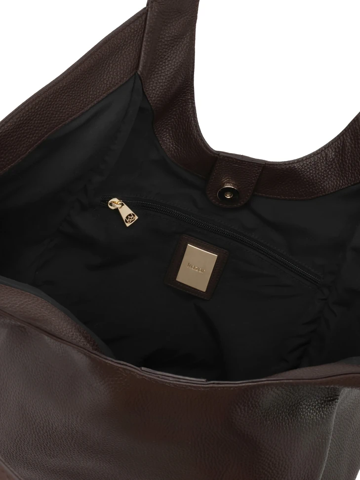 Kazar Dark Brown Shoulder Bag