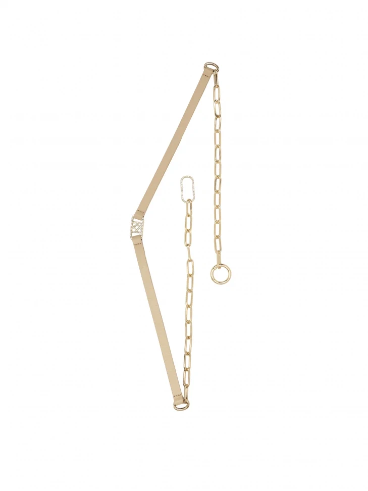 kazar Decorative belt with crystals and chain