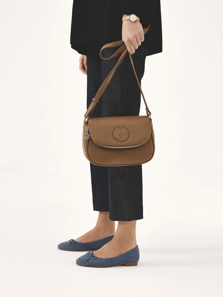 Kazar Denim Ballerinas With A Bow