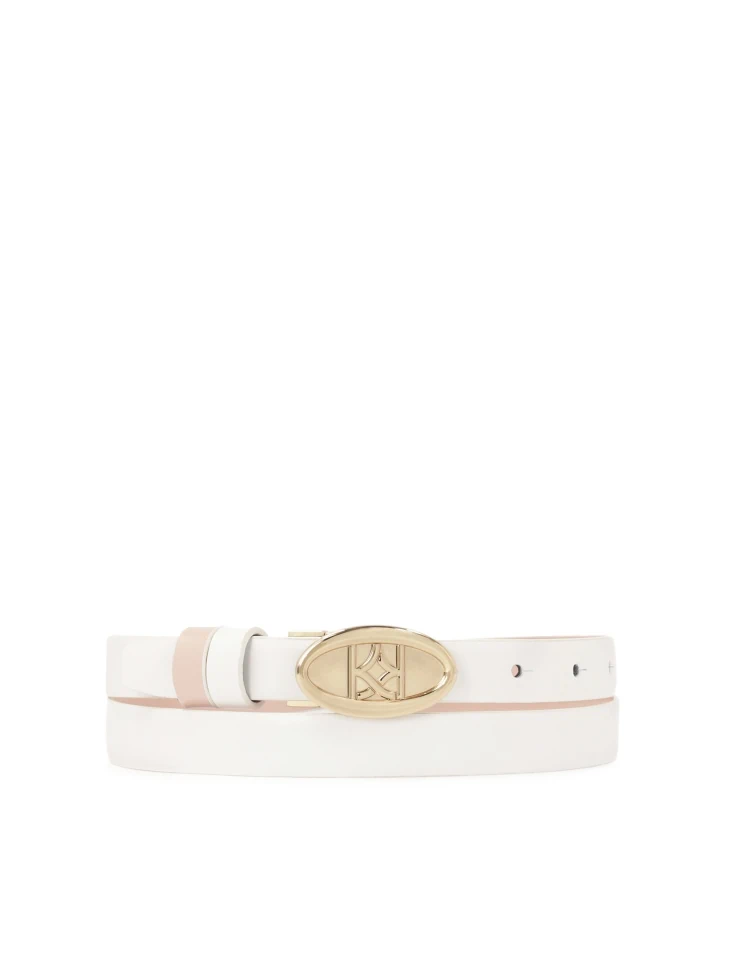 Kazar Double-sided Belt With Oval Full Buckle