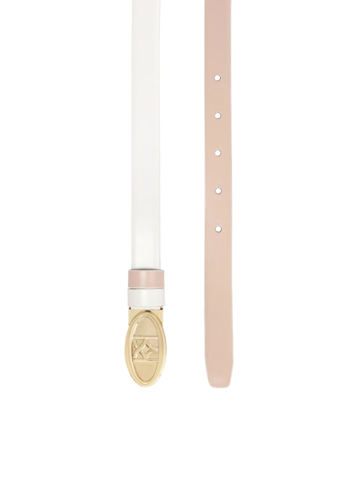 Kazar Double-sided Belt With Oval Full Buckle
