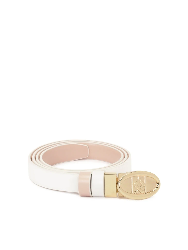Kazar Double-sided Belt With Oval Full Buckle