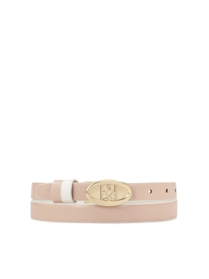 kazar Double-sided belt with oval full buckle