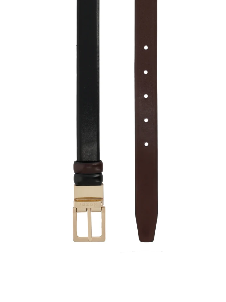 Kazar Double-sided Brown And Black Belt