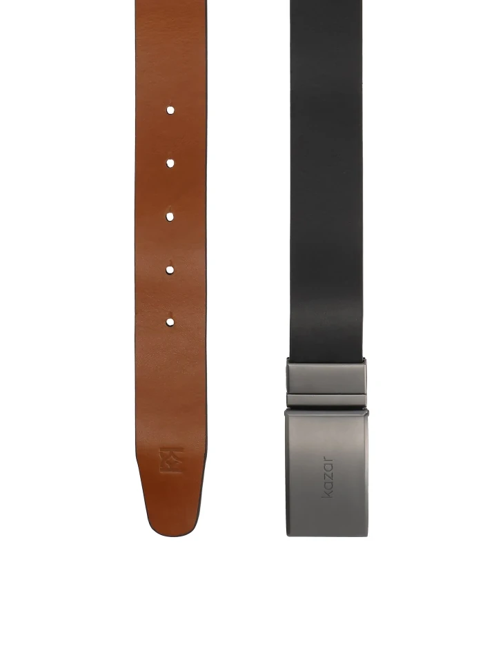 Kazar Double-sided Strap With Matte Full Buckle