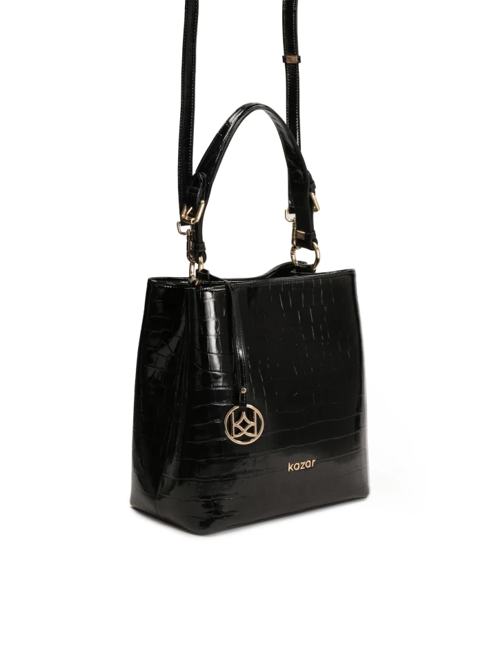 Kazar Elegant Bag In Embossed Leather