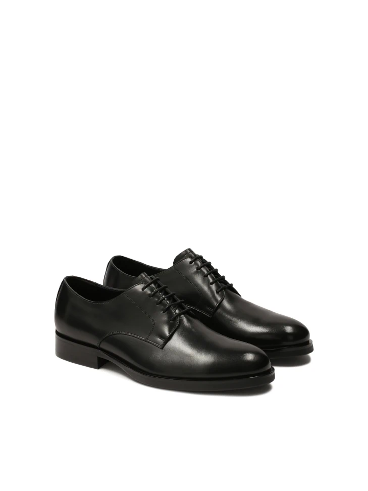 Kazar Elegant Black Derby Shoes For Suit