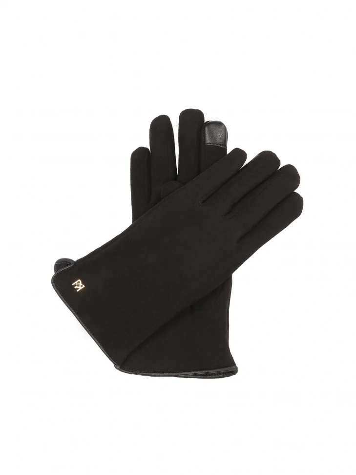 kazar Elegant black fabric gloves