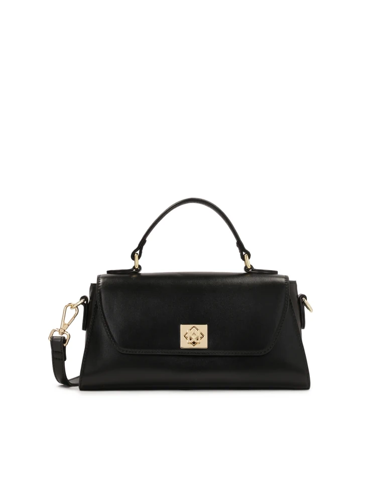 kazar Elegant black handbag with handle