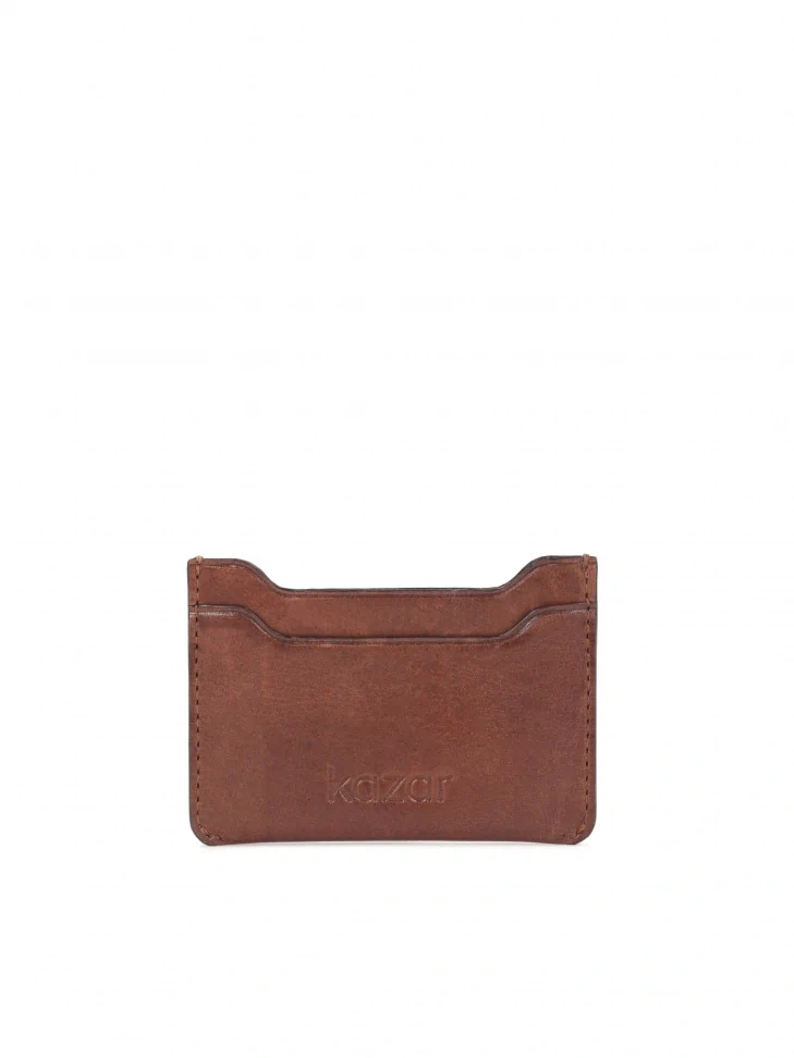 kazar Elegant black key case in grain leather