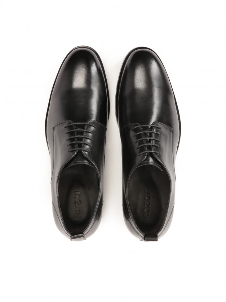 Kazar Elegant Black Leather Shoes