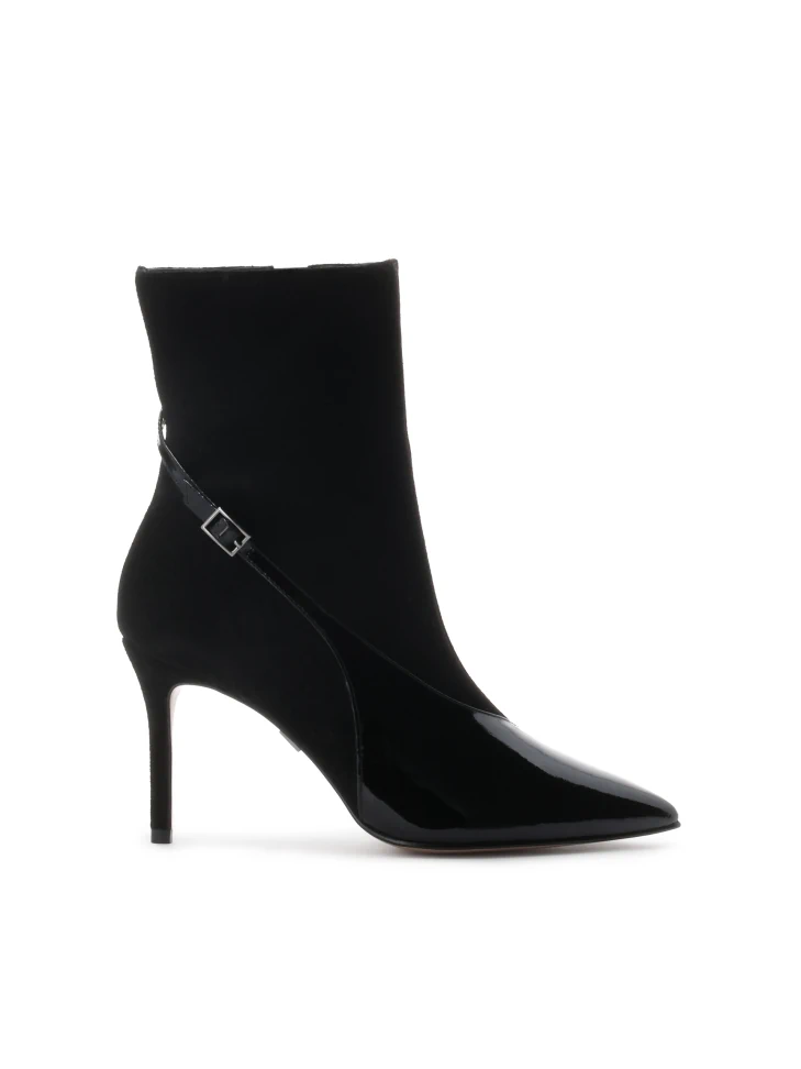 kazar Elegant boots in suede and patent leather