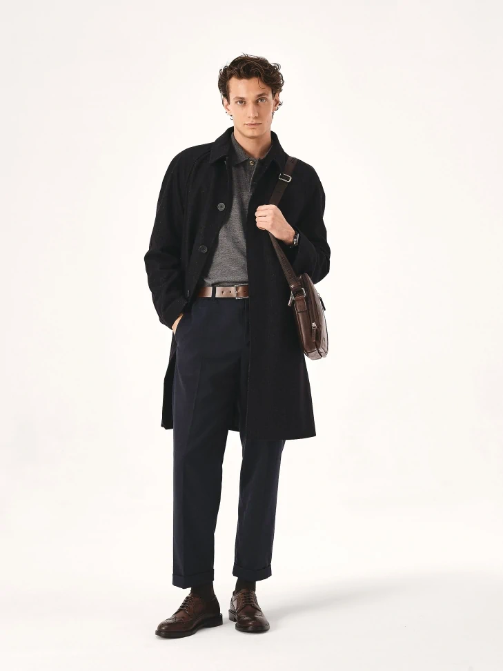 Kazar Elegant Brown Leather Brogue Shoes For Men