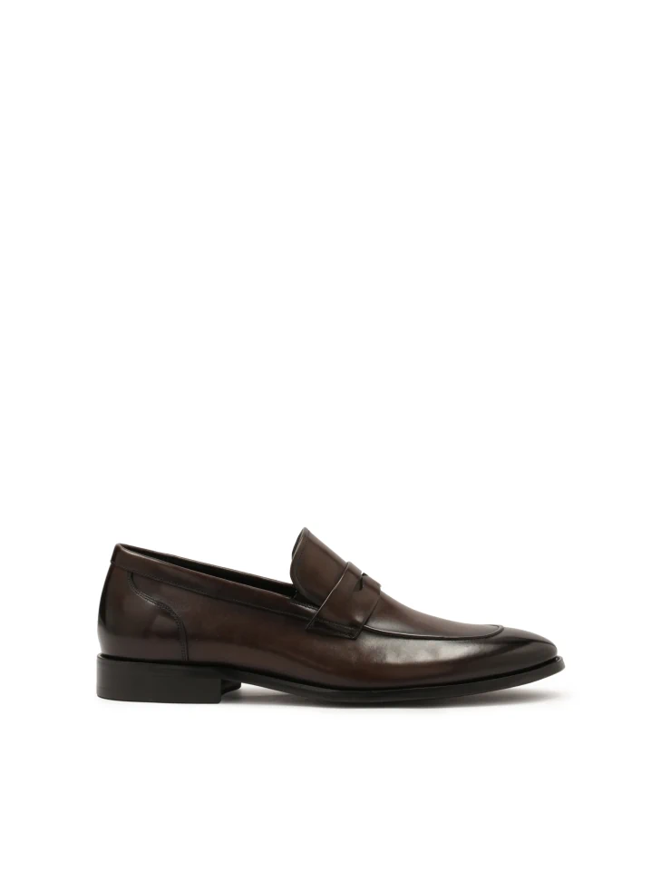 kazar Elegant brown leather loafers