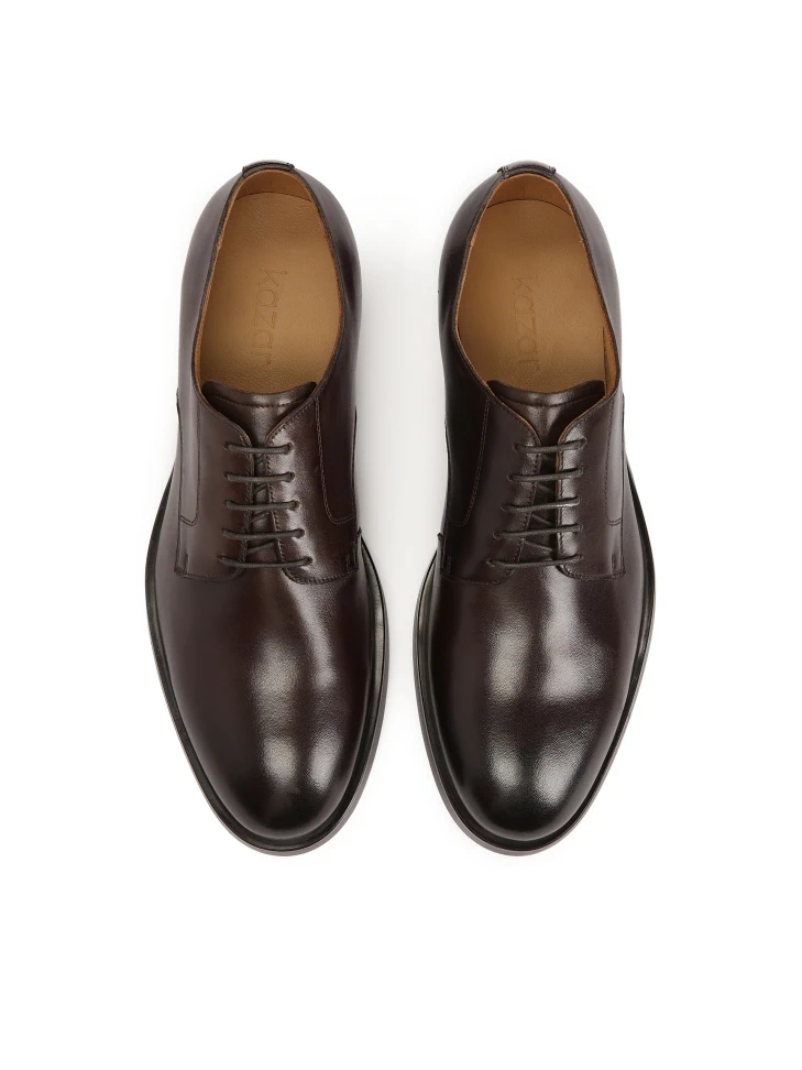 Kazar Elegant Brown Leather Shoes