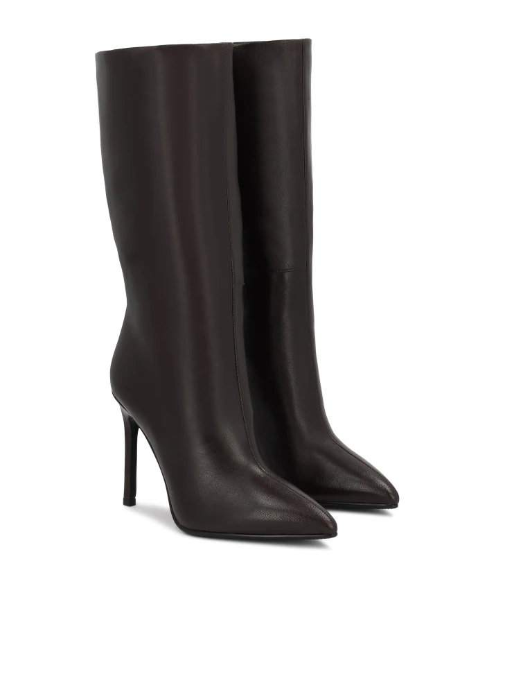 Kazar Elegant Brown Soft Leather Boots