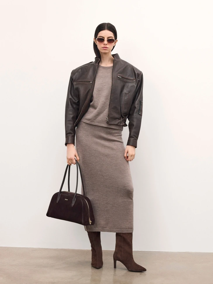 Kazar Elegant Brown Suede Boots