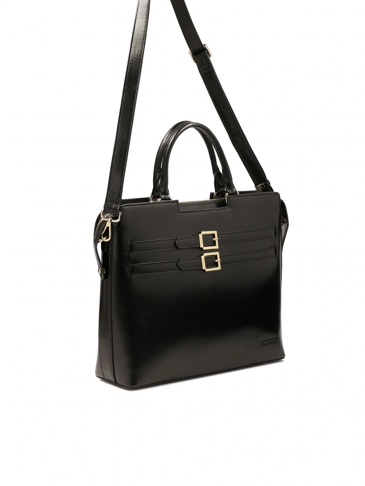 Kazar Elegant Business Bag Decorated With Stripes