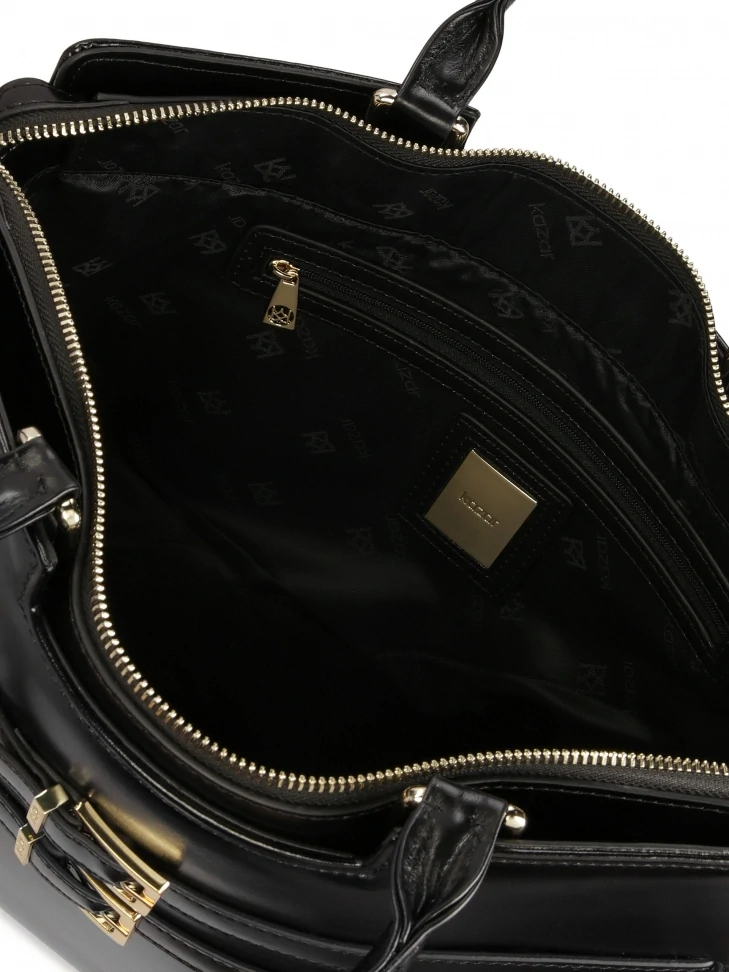 Kazar Elegant Business Bag Decorated With Stripes