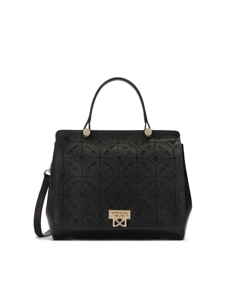 kazar Elegant handbag with openwork pattern