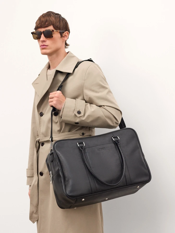 Kazar Elegant Leather Travel Bag