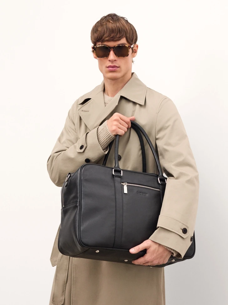 Kazar Elegant Leather Travel Bag