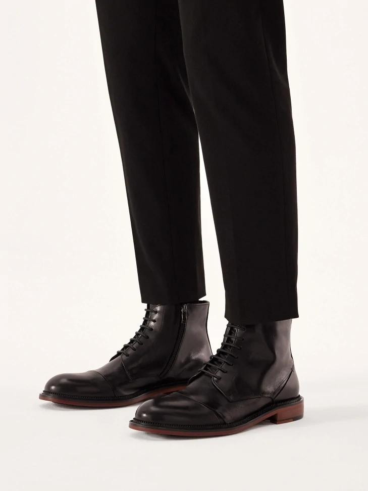 Kazar Elegant Men's Boots With Tied Upper