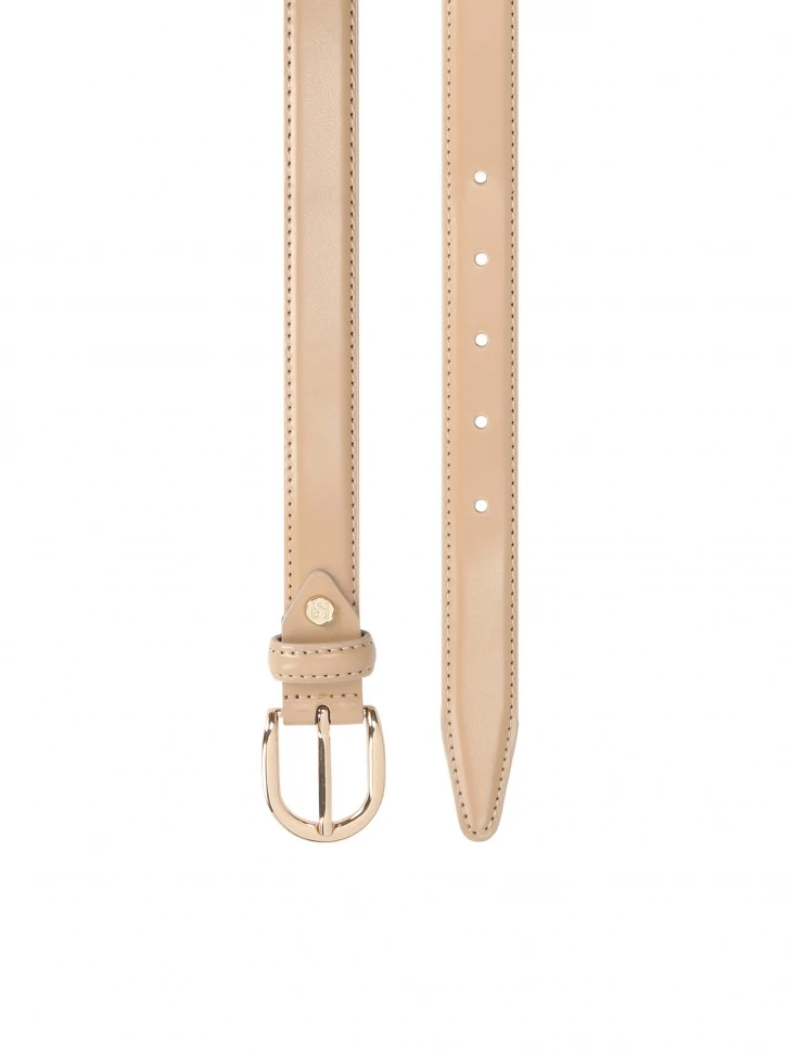 Kazar Elegant Narrow Belt With Rounded Buckle