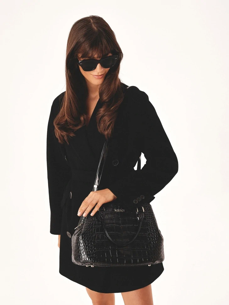 Kazar Elegant Rigid Handbag With Handles