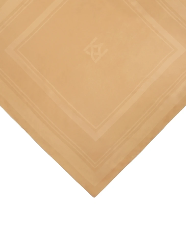 Kazar Elegant Silk Scarf With Geometric Patterns