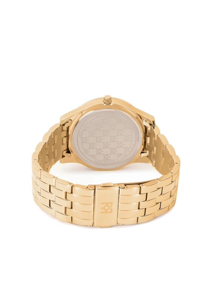 Kazar Elegant Watch In Gold Color