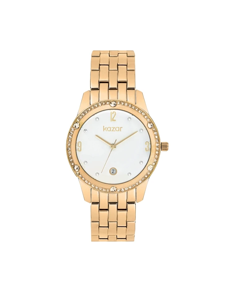kazar Elegant watch in gold color