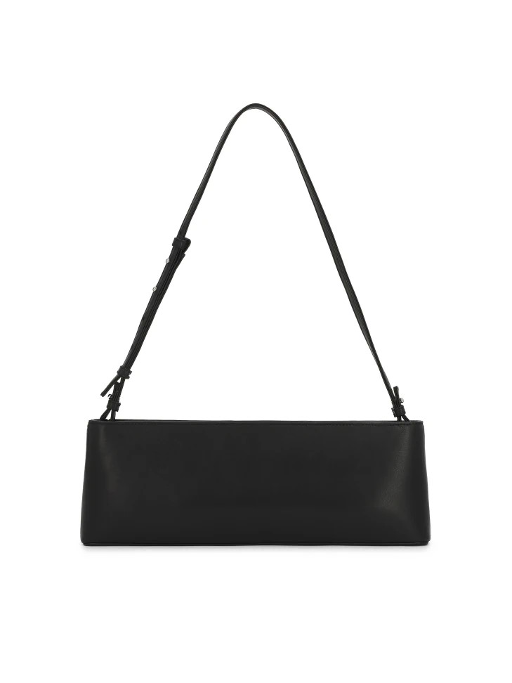 kazar Elongated black handbag with shoulder strap