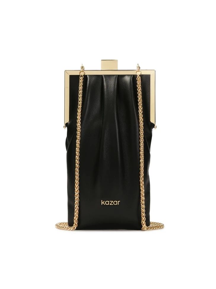 kazar Elongated leather chain handbag