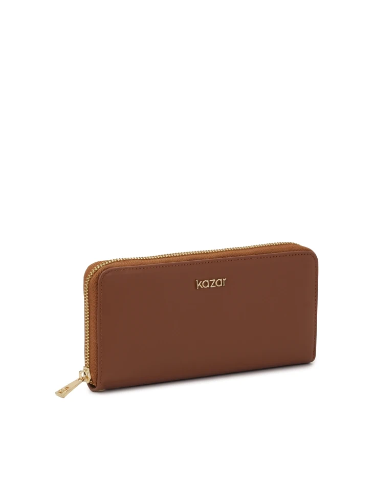 Kazar Elongated Slider Wallet With Strap