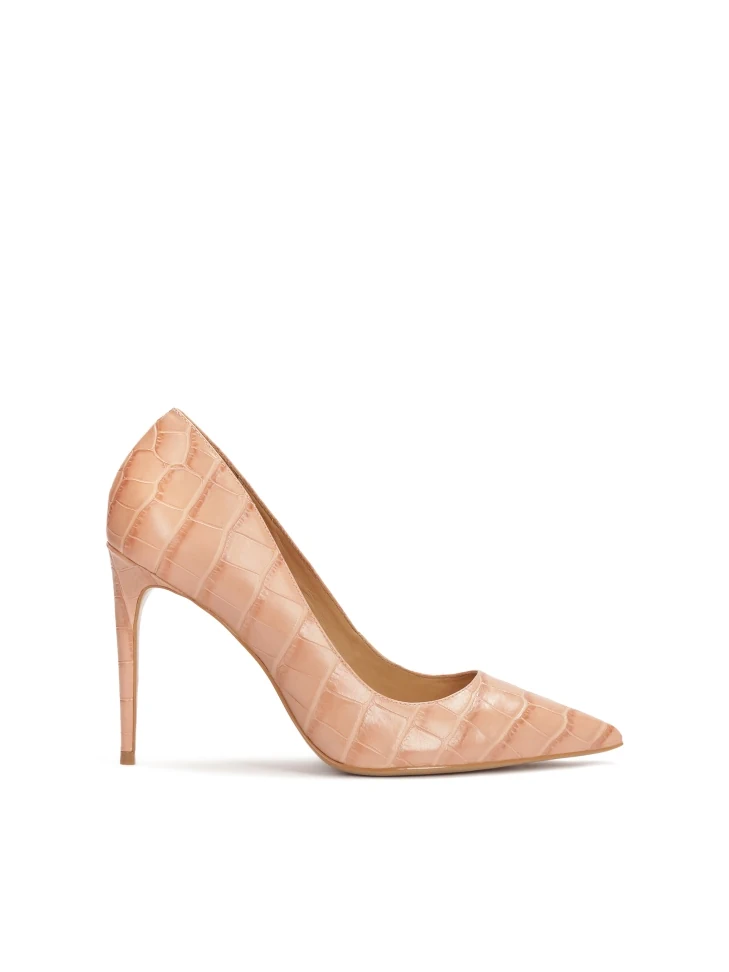 kazar Embossed leather pumps