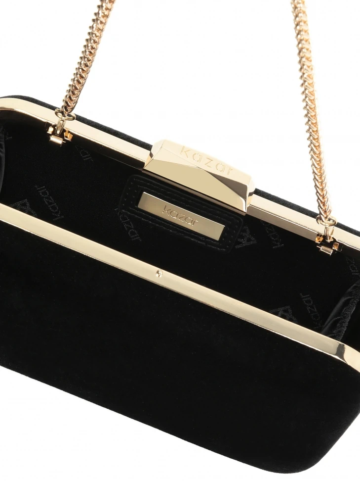 Kazar Evening Clutch Bag On A Gold Chain