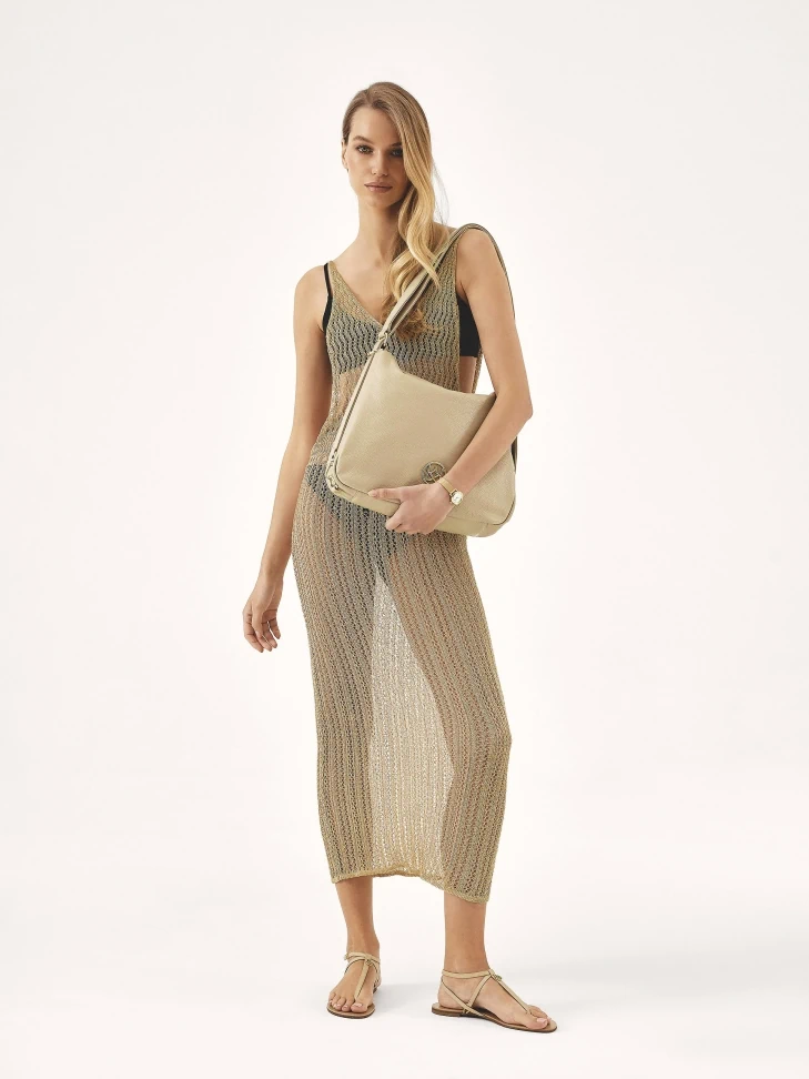 Kazar Flat Beige Sandals