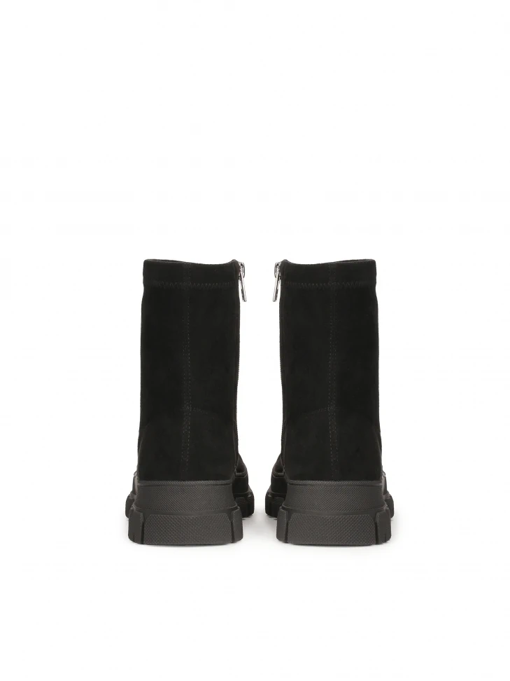 Kazar Flat Boots With Elastic Upper