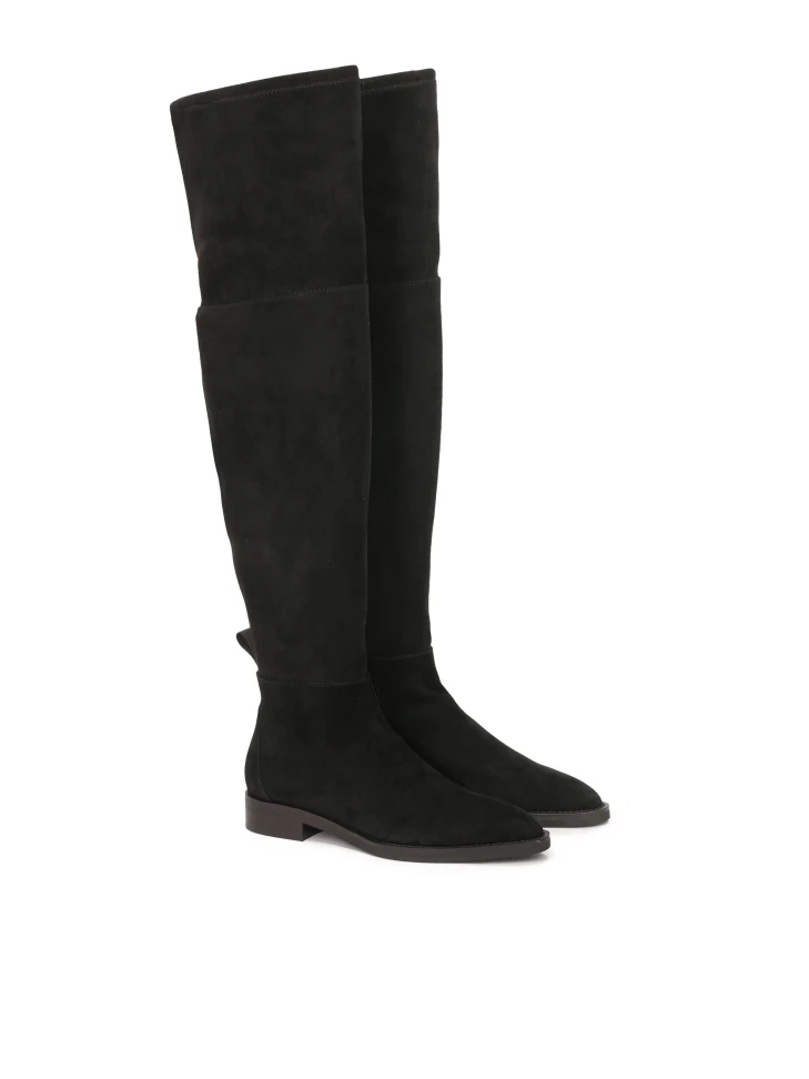 Kazar Flat Musketeers In Suede And Fabric