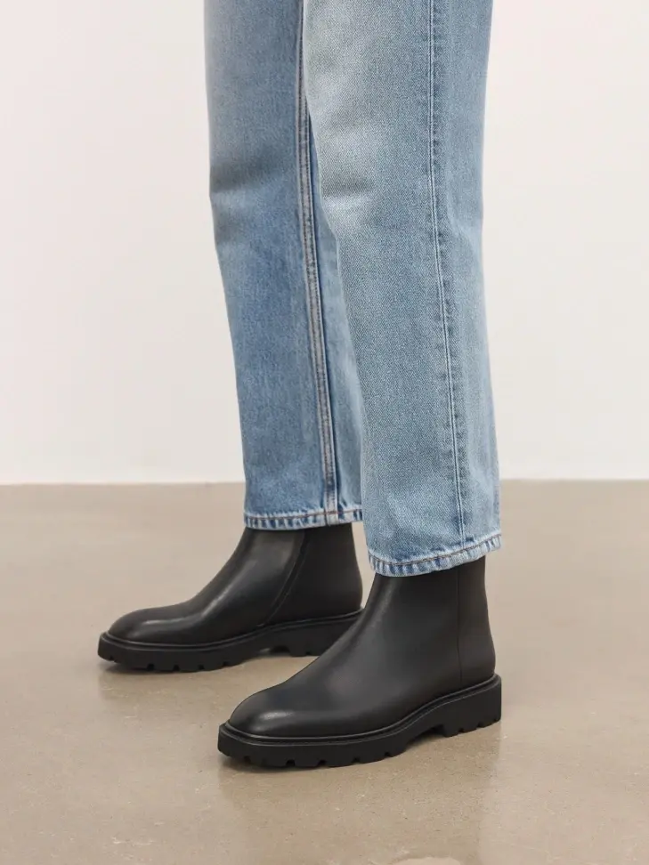 Kazar Flat Natural Leather Boots