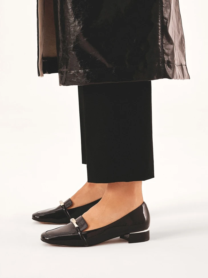 Kazar Flat Patent Leather Pumps