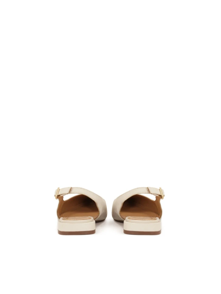 Kazar Flat Pink Slingback Pumps