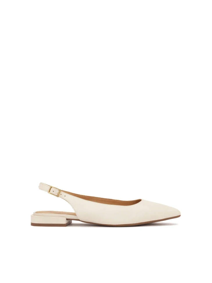kazar Flat pink slingback pumps