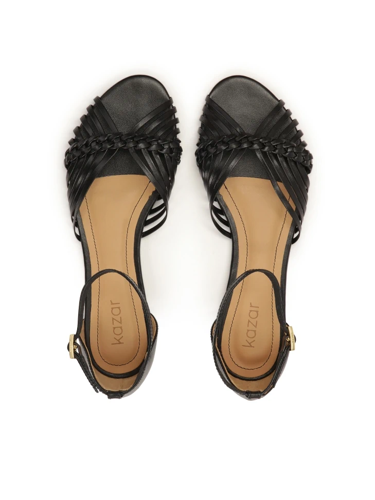 Kazar Flat Sandals With Built-in Heel