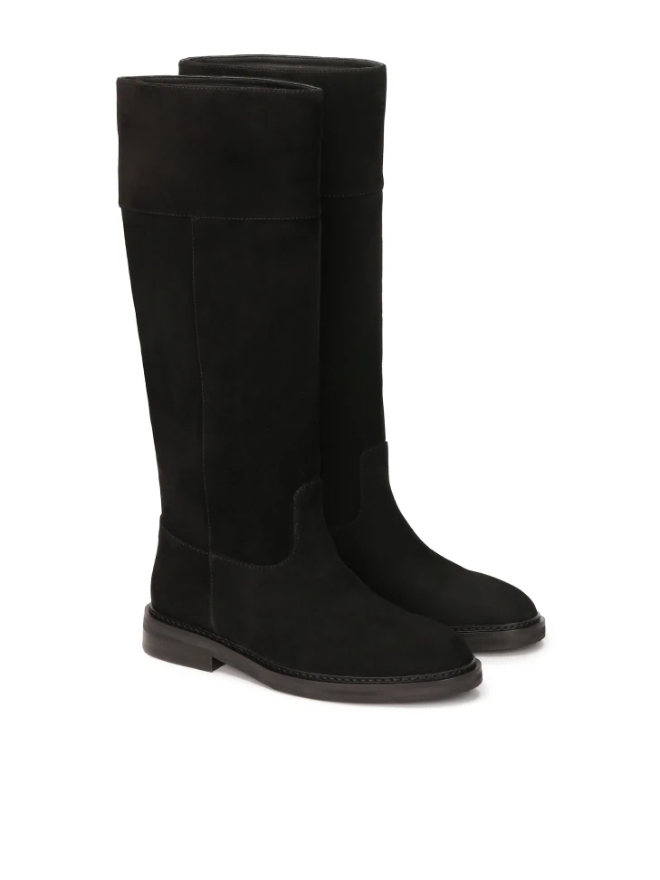 Kazar Flat Suede Slip-on Boots